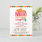 Invitation Nacho Couple moyen Couples Douche Photo (Debout devant)