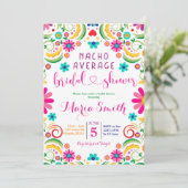 Invitation Nacho Mexicaine Moyenne d'invitation à la douche n (Debout devant)