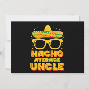 Invitation Nacho Moyenne Oncle Cinco De Mayo Famille Correspo