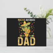 Invitation Nacho Moyenne Papa Cinco De Mayo Mexicain Papa (Debout devant)