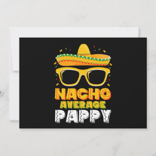 Invitation Nacho Moyenne Pappy Papa Famille Cinco De Mayo