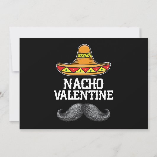 Invitation Nacho Valentines Day Mari espagnol mexicain (Devant)