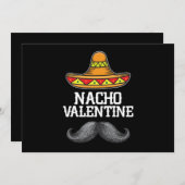 Invitation Nacho Valentines Day Mari espagnol mexicain (Devant / Derrière)