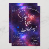 Invitation Naissance de Nebula (Devant / Derrière)