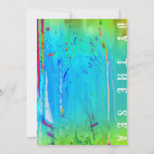 Invitation Naissance De Stella Down By The Sea Beach Party (Dos)