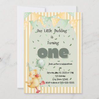 Invitation Naissance du canard