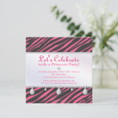 Invitation Naissance en rose (Debout devant)