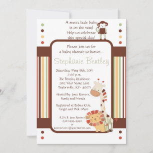 Invitation Nali Jungle 5x7