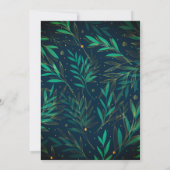 Invitation Namkaran Cérémonie de désignation Eléments d'or (Dos)