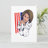 Invitation Nancy Pelosi applaudissant le mème (Debout devant)