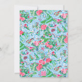 Invitation Nantucket Preppy Palm Beach Motif (Dos)