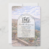 Invitation Naples Italian Themed Bridal Shower (Devant)