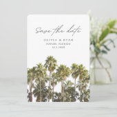 Invitation Naples Mariage Florida Enregistrer la date (Debout devant)