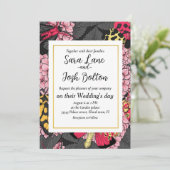 Invitation Nappes phréatiques à hydrangée rose (Debout devant)