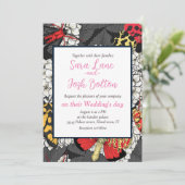 Invitation Nappes phréatiques sur hydrangée blanche (Debout devant)