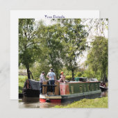 Invitation NARROWBOATS (Devant / Derrière)