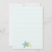 Invitation Narwal rose pastel pour anniversaire (Dos)