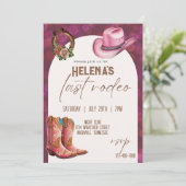 Invitation Nashville Dernier Rodeo Bachelorette Party (Debout devant)