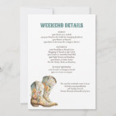 Invitation Nashville Dernier Rodeo Boots Bachelorette Party I (Dos)