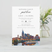 Invitation Nashville Elopement Wedding Reception (Debout devant)