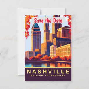 Invitation Nashville Front de Mer Teinte Automnale