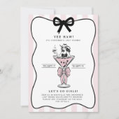 Invitation Nashville Last Rodeo Bachelorette (Devant)