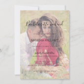 Invitation Natasha 2 Photo Bachelorette Week-end & Itinéraire (Devant)