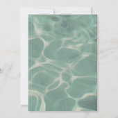 Invitation Natation et bronzage (Dos)