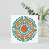 Invitation native, personnaliser (Debout devant)