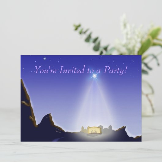 Invitation Nativité (Debout devant)