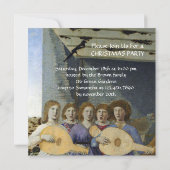 Invitation NATIVITÉ DE JÉSUS, ANGES par PIERO DELLA FRANCESCA (Dos)