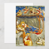 Invitation Nativité Naissance de Jésus  (Devant / Derrière)