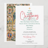 Invitation Nativité Noël Foi chrétienne Jésus Religieux (Devant / Derrière)