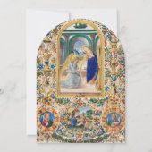 Invitation Nativité Noël Foi chrétienne Jésus Religieux (Dos)