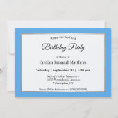 Invitation Nature Alaska Denali Paysage photo Anniversaire (Dos)