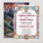 Invitation Nature Élégance & beauté majestueuse Banff Mariage (Devant / Derrière)