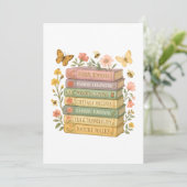 Invitation Nature et livre Lover Botanique Stack (Debout devant)