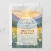 Invitation Nature Fearfully & Wonderfully Made Bible Birthday (Devant)