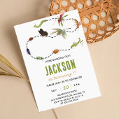 Invitation Nature Insect Bugs Anniversaire