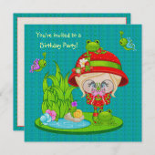 Invitation Nature Lover Frog Faune (Devant / Derrière)