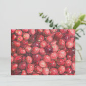 Invitation Nature morte aux canneberges (Debout devant)