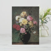 Invitation Nature morte avec fleurs en vase par Olaf Hermanse (Debout devant)