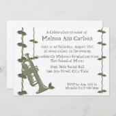 Invitation Nature musicale/ Trumpet (Devant / Derrière)