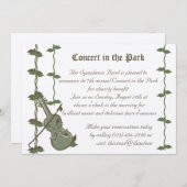 Invitation Nature musicale / Violon (Devant / Derrière)