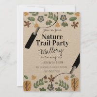 Nature Trail Woods Acorn Anniversaire Verdure rust