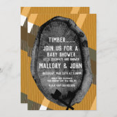 Invitation Nature Trail Woods Adventure Lumbarjack Automne (Devant / Derrière)