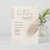 Invitation Naturelle aux Palmiers (Debout devant)