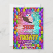 Invitation Naughty Squirrel Internet Party Anniversaire Invit (Devant)