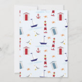 Invitation Nautical 1st Birthday Sailboat Birthday Party (Dos)