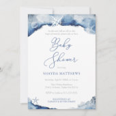 Invitation Nautical Adventure Ocean Baby shower pour garçon (Devant)